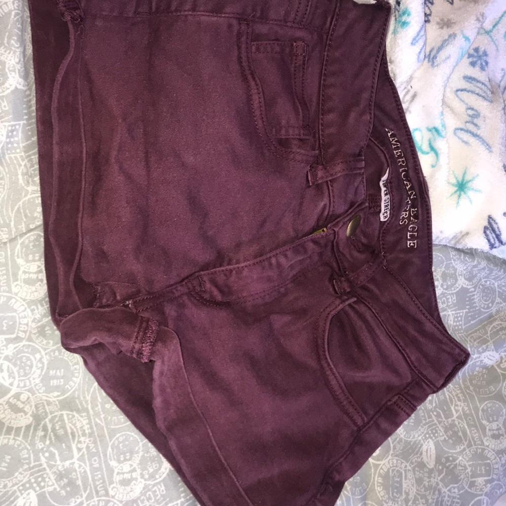 Maroon America eagle shorts